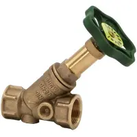 Schlosser Valve de régulation JS, raccord fileté femelle, sans purge, acier inoxydable, DN20, filetage intérieur 3/4", e DVGW