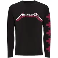 Metallica T-shirt manches longues de - Master Of Puppets Logo - S - XXL - pour Homme - noir - Taille XL
