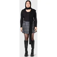 Killstar T-shirt manches longues Gothic de - Lune Sting Ribbed Top - M - XXL - pour Femme - noir - Taille M