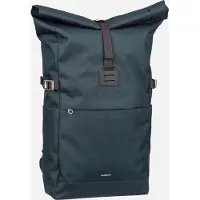 Sandqvist - Sac à dos 23L - Icon Rolltop Backpack M Navy en Cuir