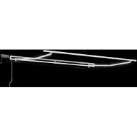 vidaXL Store banne rétractable couleur sable 400 x 350 cm en tissu et aluminium