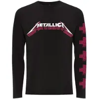 Metallica T-shirt manches longues de - Master Of Puppets Logo - S - XXL - pour Homme - noir - Taille M