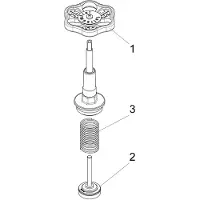 Schlosser Chambre de compensation JS pour ventilateur KFR, conforme à la norme DIN 3502, raccordement par filetage, diamètre nominal DN32, 1 1/4", matériau EPDM