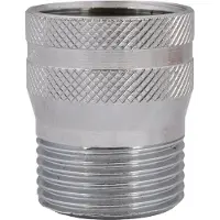 Schlosser Robinet de fermeture, raccords, arrêt d'eau, protection contre les ruptures de tuyau. DN20, 3/4", chromé