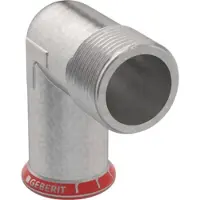Geberit bergangswinkel Mapress C-Stahl 28mmxR 1, 90G, m AG, aussen verzinkt (Connexion angulaire)