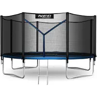 Neo-Sport Trampoline de jardin de 13 pieds (404 cm) avec filet de sécurité et échelle