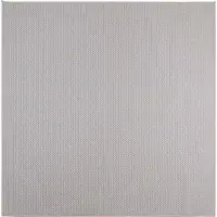 vidaXL Tapis de sol LUGO, couleur crème, 120 x 120 cm, en polyester
