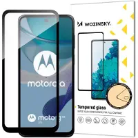 Wozinsky Durable Full Glue Tempered Glass for Motorola G53 Full Screen with Frame - Black