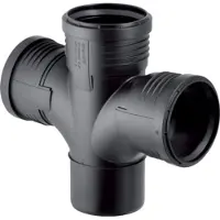 Geberit Vertriebs GmbH Dérivation coudée Silent-PP 87,5 degrés, avec manchons DN90/90/90