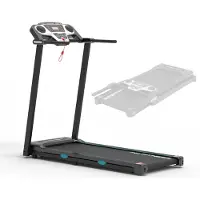 PH Fitness Tapis de course électrique pliable, 12 km/h – avec moteur 1,5 CV et application Bluetooth, idéal pour le cardio-training à domicile