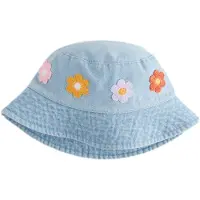Next Chapeau bleu denim / jaune / orange / rose clair