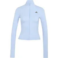Adidas 3 Stripes Studio Zip Through Full Zip Sweatshirt Bleu XL Femme