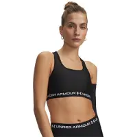 Under Armour Crossback Medium Impact Sports Bra Noir S Femme