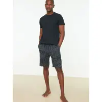 Trendyol Pyjama court bleu marine / blanc