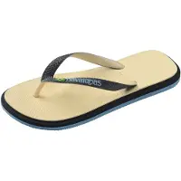 Havaianas Mule 'Brasil' crème / bleu clair / vert / noir