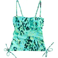 Next Haut de tankini bleu clair / miel / noir
