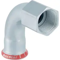 Geberit Übergangsbogen Mapress C-Stahl d 54xR 2, 90G, m IG, aussen verzinkt