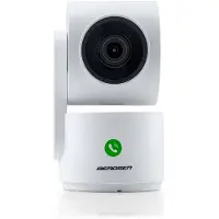 Berdsen Caméra IP 3 MP avec fonction babyphone orientable BD-942, blanche