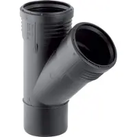 Geberit Vertriebs GmbH Dérivation Silent-PP 45 degrés, avec manchons DN90/90