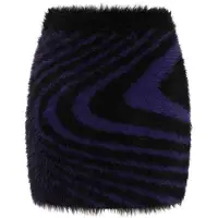 Banned Jupe courte Gothic de - Daphne Skirt - S - XL - pour Femme - noir/lilas - Taille L