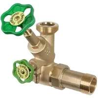 Schlosser Js Abzweig-T-Ventil, Freistrom St.sp.,Dn25,Eing. 2",Ob.a. 1 1/2"