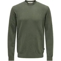 Only & Sons Pull-over 'ONSLoui' vert foncé