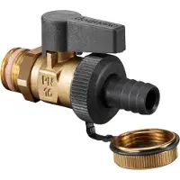 Oventrop OV Vanne à bille Optiflex en laiton, PN 16 DN 20, 3/4 pouce AG