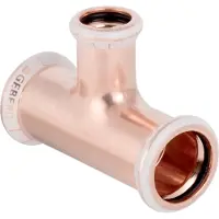 Geberit T-Stück Mapress d= 42x18x42mm, reduziert, Kupfer (Connexion en T)