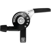 Sturmey Archer 5-Gg interrupteur de guidon Alu Rotary noir