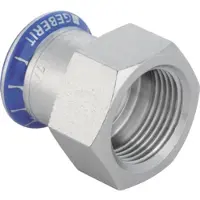 Geberit Mapress, raccord inoxydable 22x1 M/M