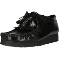 Clarks Chaussure à lacets 'Wallabee' noir