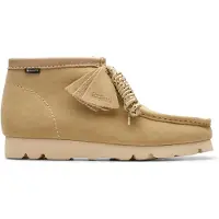 Clarks pour homme. 26179257 Chaussures en cuir beige Wallabee Gore-Tex (46), Plat, Lacets, Casuel