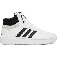 Adidas Baskets 'HOOPS MID CLASSIC' noir / blanc