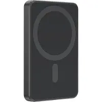 Gembird Powerbank z ładowaniem beprzewodowym15W, 5000mAh, czarny (5000 mAh, 20 W), Chargeur de secours, Noir