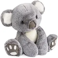 Carletto Deutschland Histoire d’Ours – Koala en peluche (35 cm) – Un ami pour la vie