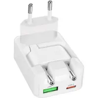 SBS Chargeur mural Flexy 65 W avec prise pliable