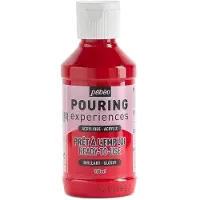 Pebeo Peinture Acrylique - Pébéo - Pouring - 118 ml - Rouge Magenta - Mixte