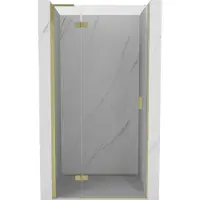 Mexen Mist-H L Porte de douche battante gauche 120 cm, transparente, or brossé - 8A5L-120-000-55-00-L