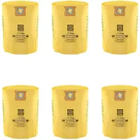 INF Sacs à poussière pour aspirateurs Shop-Vac, jaune (pack de 6) 15 à 22 gallons