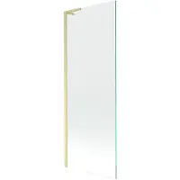 Mexen Next L Paroi de baignoire à 1 volet 70 x 150 cm, transparent, or brossé - 895-070-000-03-00-55