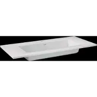 Storke Bilia vasque simple marbre composite brillant 100 x 46 cm