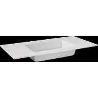 Storke Bilia vasque simple marbre composite brillant 105 x 52 cm