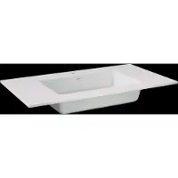 Storke Bilia vasque simple marbre composite brillant 95 x 52 cm