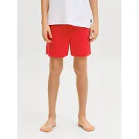 Jack & Jones Junior Shorts de bain 'JPSTMaui Wave' rouge / blanc