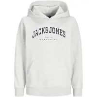 Jack & Jones Junior Sweat 'JJECaleb' gris clair / noir / blanc
