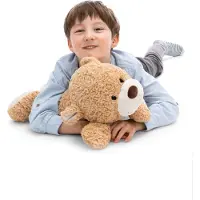 Nici Peluche Ours Finni 50 cm - caramel - Peluche en tissu tout doux, adorable peluche à câliner et avec laquelle jouer, pour enfants et adultes, excellente idée de cadeau - 62964