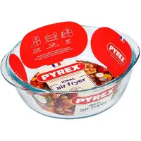 Pyrex Plat de Cuisson Rond en Verre Borosilicaté Transparent Ø 26 cm par Pyrex