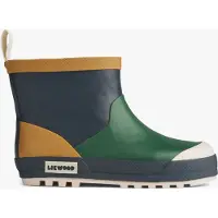 Liewood Bottes en caoutchouc 'Jesse' crème / bleu marine / miel / vert foncé
