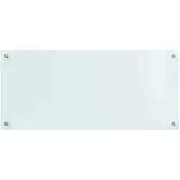 vidaXL Dosseret de cuisine blanc laiteux 90 x 40 cm Verre trempé