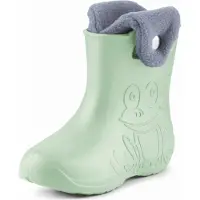 Ladeheid Bottes en caoutchouc pour enfants Eva, doublées (vert olive, 24/25) LA-CA-04